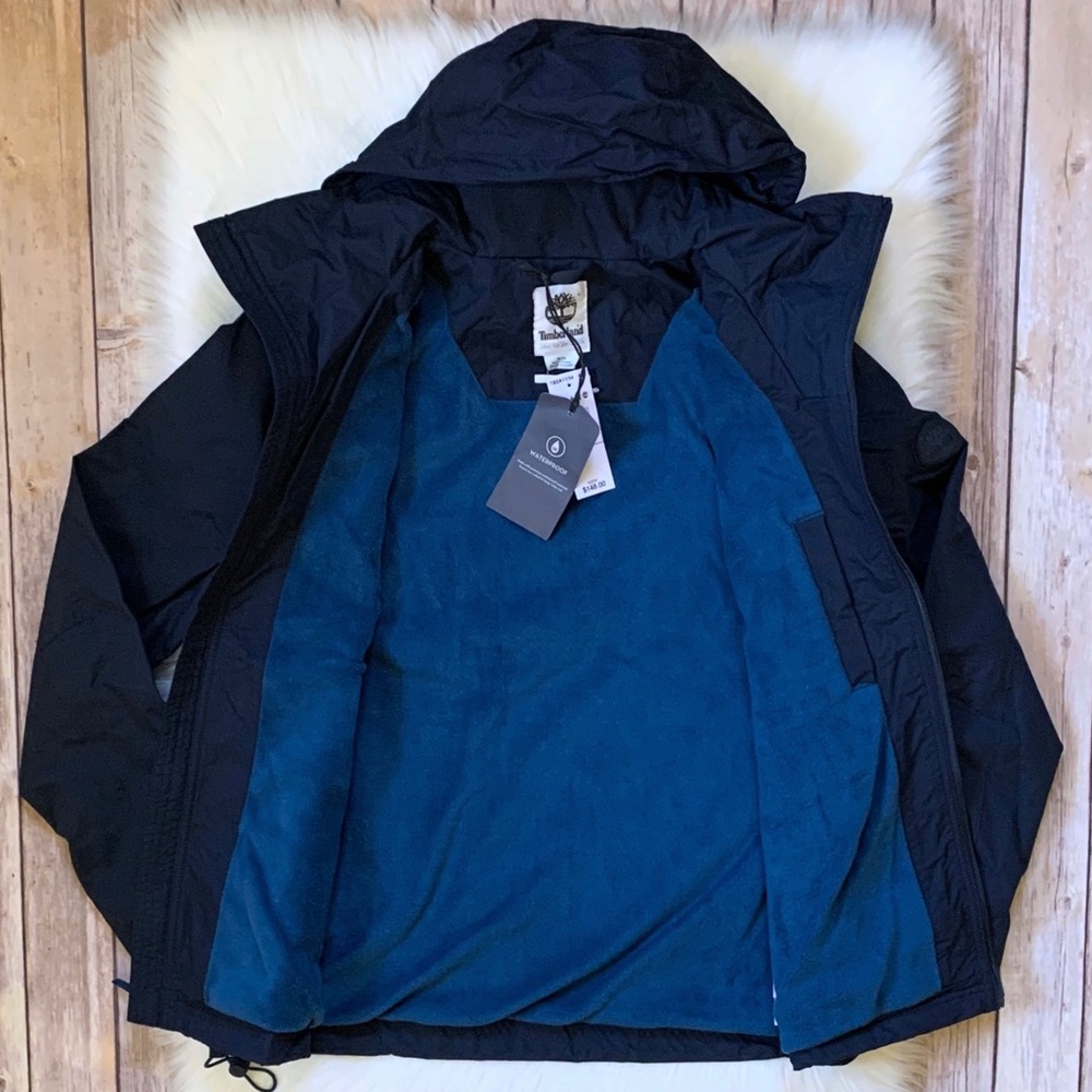 Timberland Waterproof Fleece Lined Hooded Jacket - Picture 6 of 7
